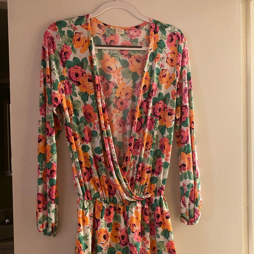 Surf Gypsy Romper Size Large Multi Color